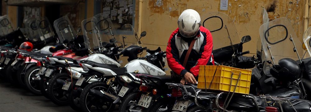 motorcyclists can purchase an insurance policy at 5,000 rials to 7,000 rials a day.