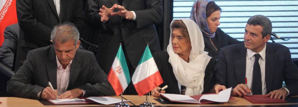 Rising Prospects for Iran-Italy Commercial  Ties 