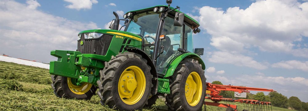 Only 5-10% of the agricultural funds have been spent on importing machinery and equipment.