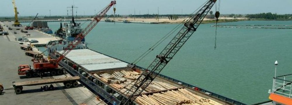 Amirabad is currently the largest port facility on the Caspian shore and the third largest port in Iran.