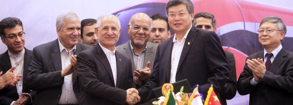 $1.7b Chinese LOC for Iranian Rail Project