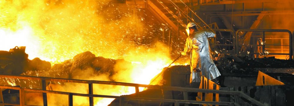 WSA Reports on Jan.-July Production:  Iran Steel Output Up 14%