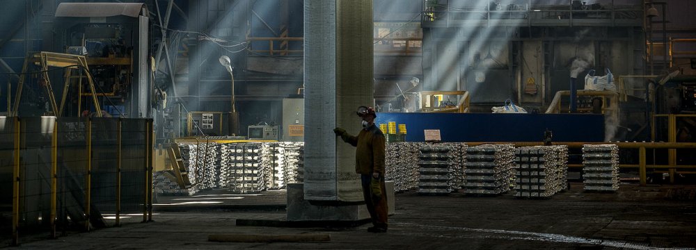 Iran has a current aluminum nameplate capacity of 457,000 tons/year, of which about 437,000 tons/year are operational.