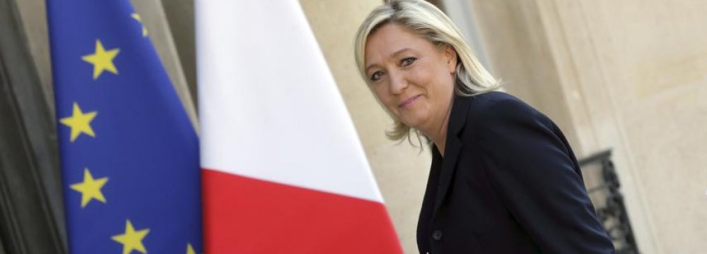 EU Parliament Seeks Repayment by Le Pen