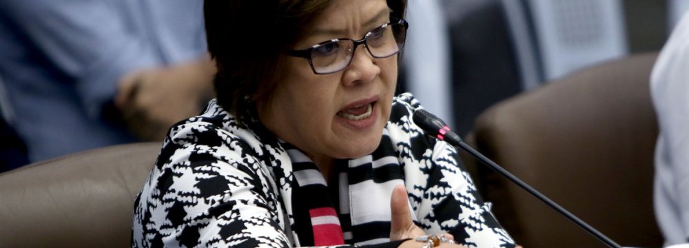 Philippine Senator: Duterte a Serial Killer | Financial Tribune