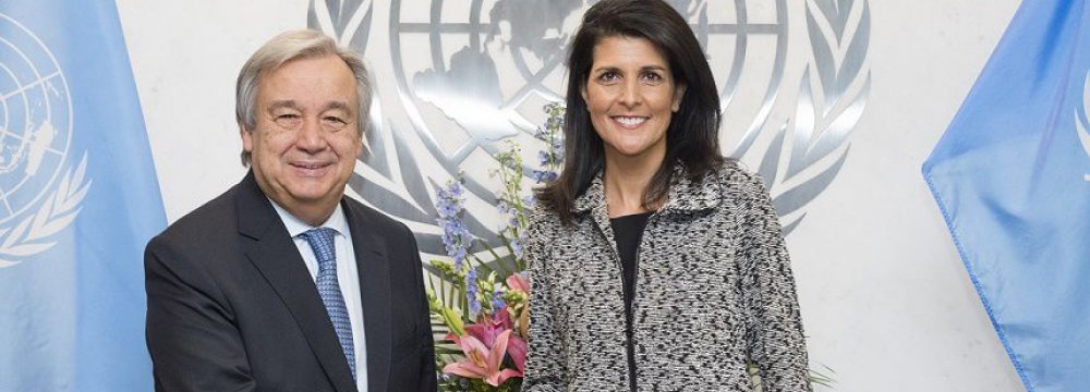 US Envoy at UN: We’re Taking Names