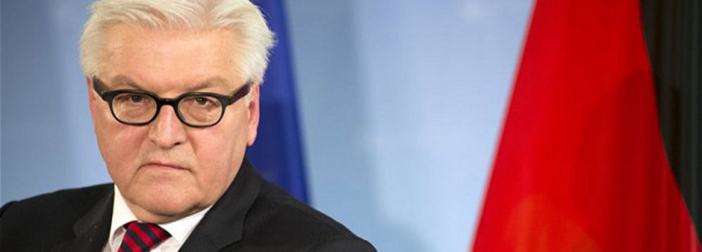 German FM: Turbulent  Times to Trail Trump