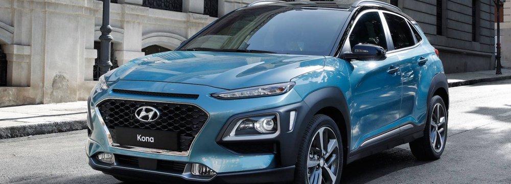 The Kona crossover will likely compete against the Renault Captur and Nissan’s Juke model