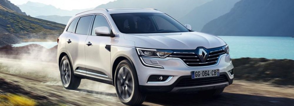 The Renault Koleos is the latest new model to enter Iran after the sanctions were eased in January 2016. 