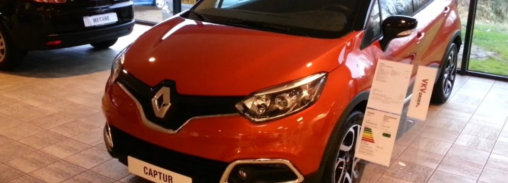Renault Captur&#039;s Modest Share in Iran