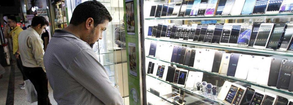 Almost 12 million mobile phones are sold in Iran annually and the number is expected to fall to 8 million due to the new rules.
