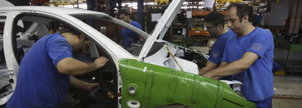 Iran has plans to produce 1.5 million cars in the current fiscal that started on March 21.