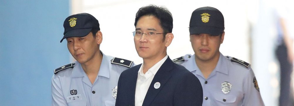 Samsung Heir Found Guilty, Gets 5 Years | Financial Tribune