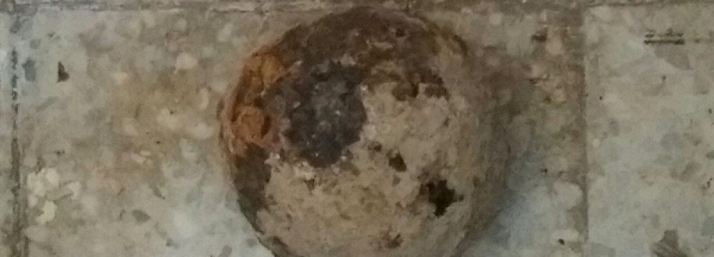 100-Year-Old Cannonball Found in Isfahan