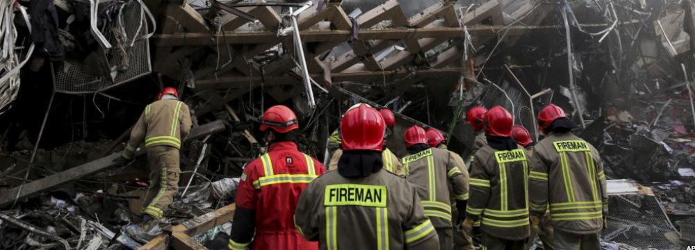 Funerals for 16 Firefighters on Jan. 30