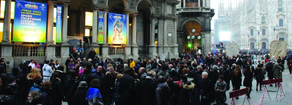 [The venue of the Sport Movies & TV Festival held in Milan, Italy