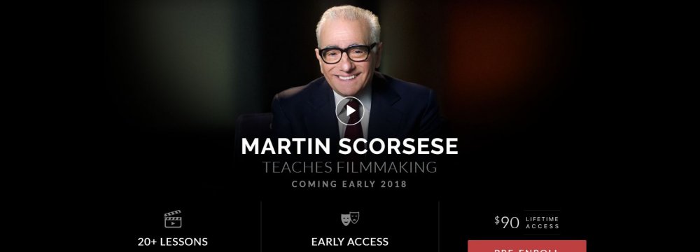 Scorsese Forays Into e-Learning