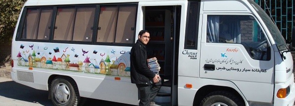 The mobile library has 1,470 members,  most of whom are primary schoolchildren.
