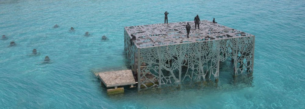 World’s First Inter Tidal Art Gallery  in Maldives