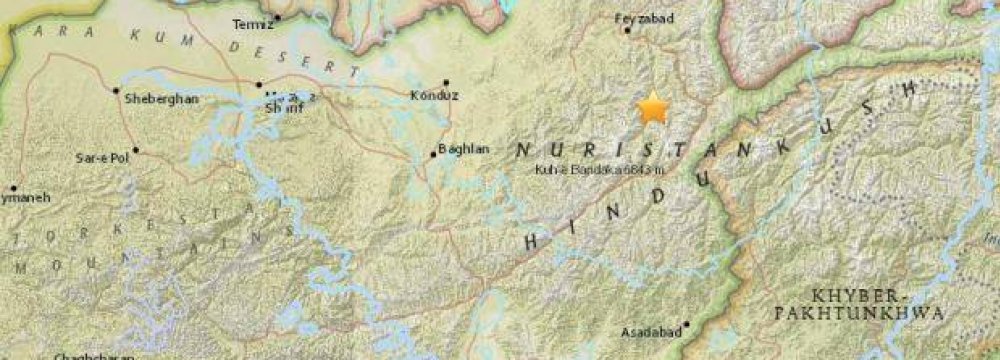 1 Dead in Af-Pak Earthquake 
