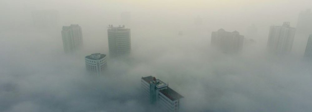 Around a third of the smog drifting across Beijing originates in neighboring Hebei