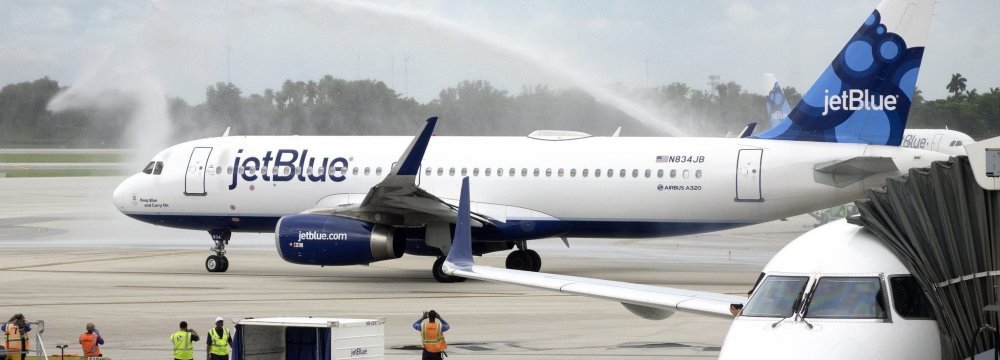 JetBlue will cut its capacity by 300 seats a day.