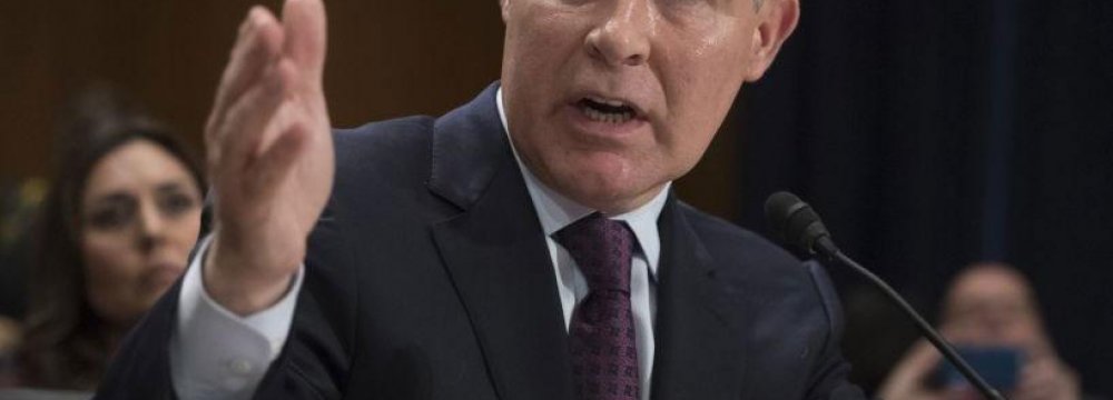 EPA Director Skips Climate Change in 1st Speech