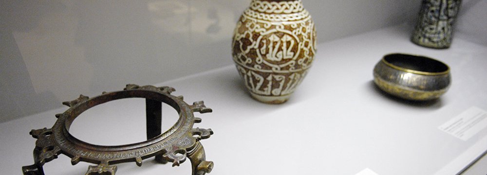 Some 450 artifacts will go on display on April 13 for four months.
