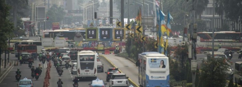 Jakarta's toxic skies have been stuck at unhealthy levels for weeks.