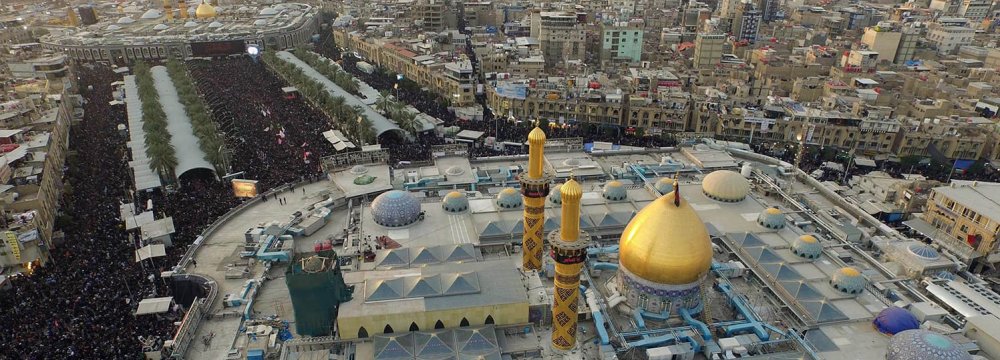 Nearly half of Iran's inbound tourists visit Mashhad and the shrine of Imam Reza (PBUH).