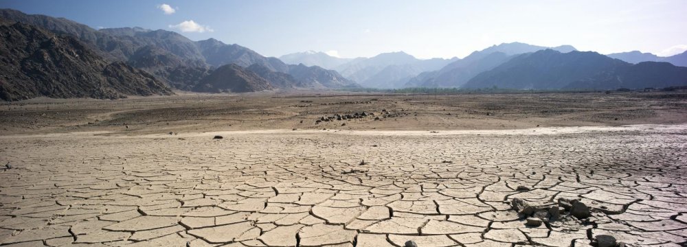 The rate of precipitation in Iran is about a third of the global average. 
