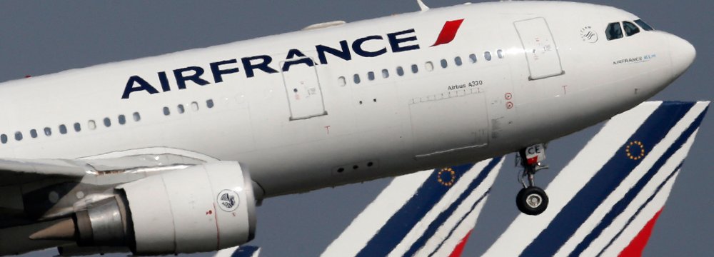 Air France Shares Down 13 Percent