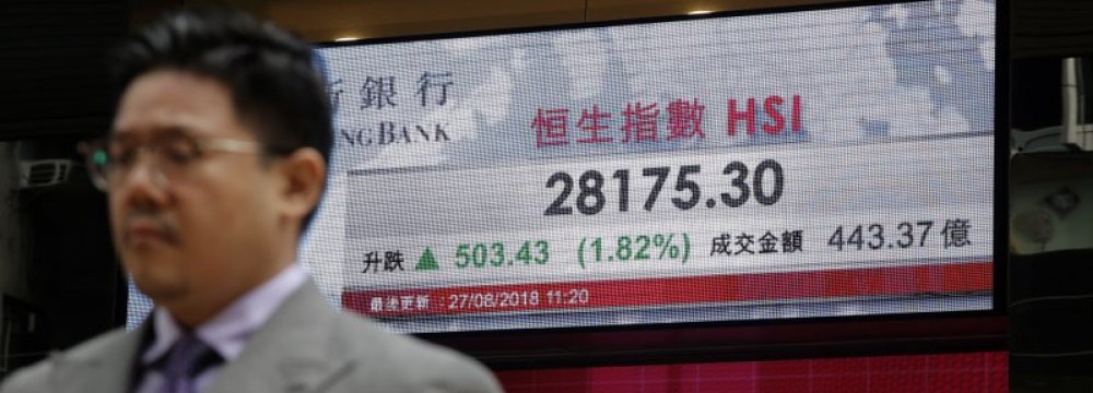 Asian Shares Rise After Record Highs on Wall Street