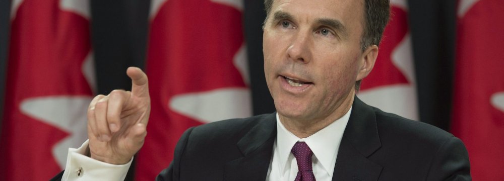 Canada Minister Defends Deficit Spending Plans 