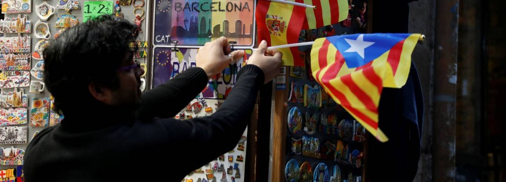 Catalan economy is already hurt by  the independence push.