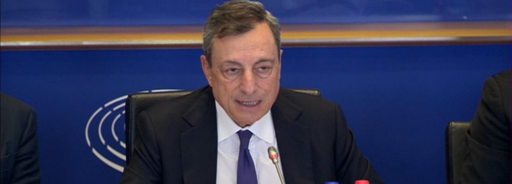 Draghi Wants Europe to Lead by Example