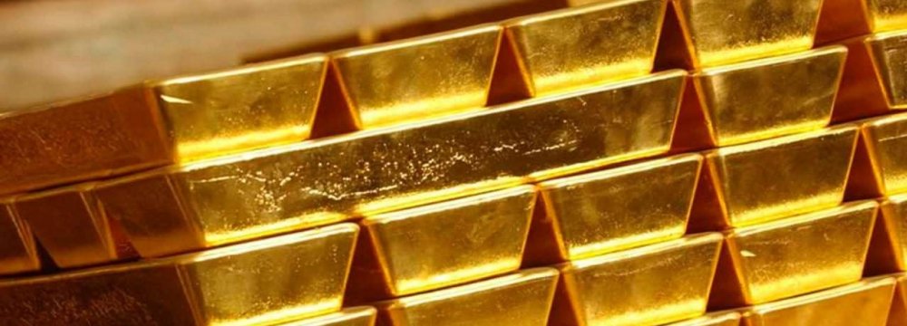 Gold Hits Two-Week Low