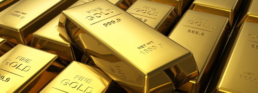 Gold Prices at   Two-Week Low