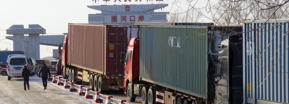 North Korea Trade Volume Shrinks 15%