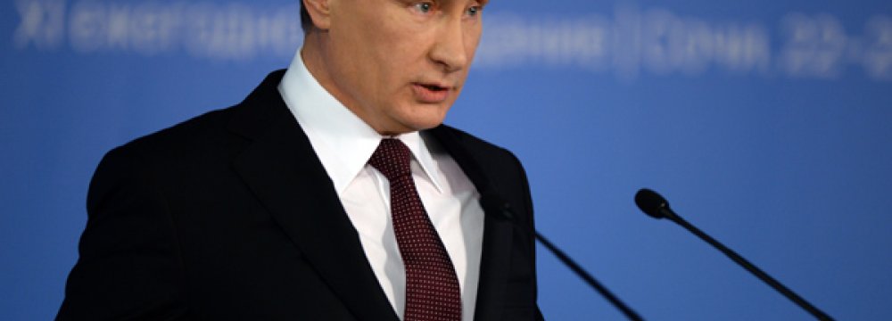 Putin Decrees Countersanctions Against Western States