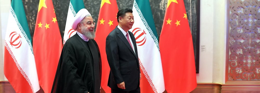 Iran, China Sign 4 Agreements During Rouhani’s Visit