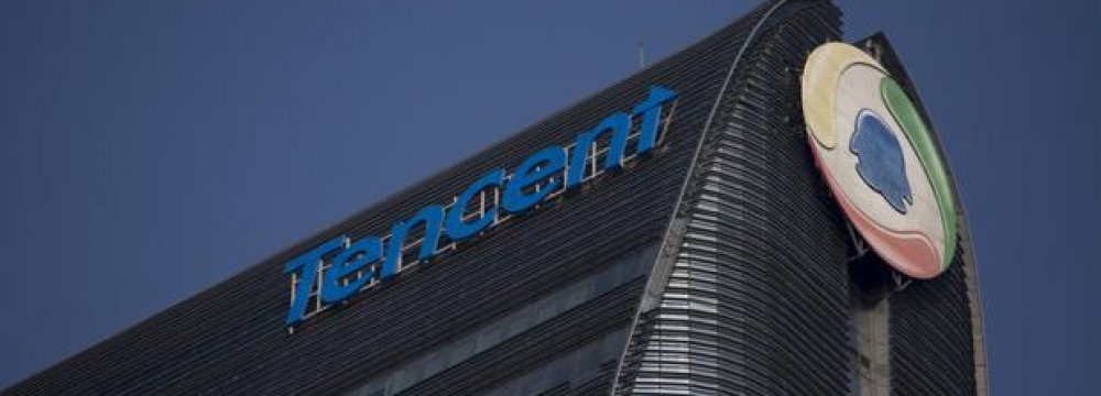 China’s Tencent Overtakes Facebook in Market Value