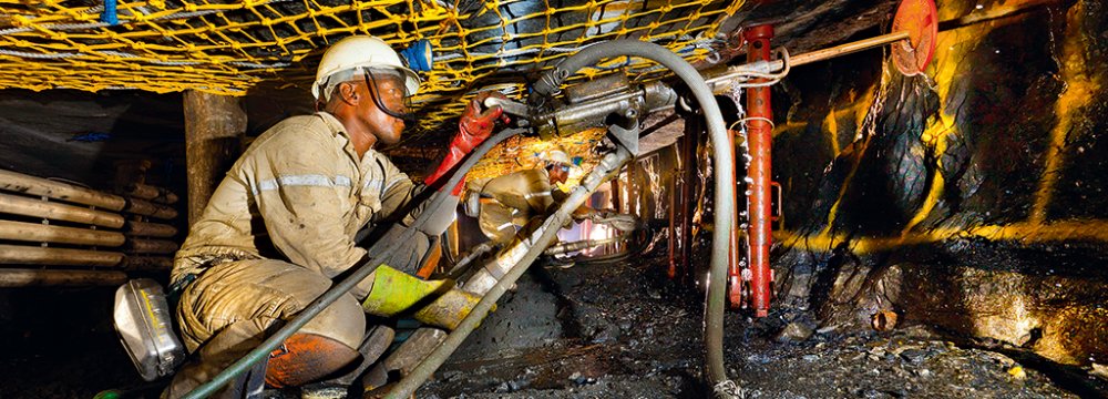 Mining production surged 15.5%  year on year in March.