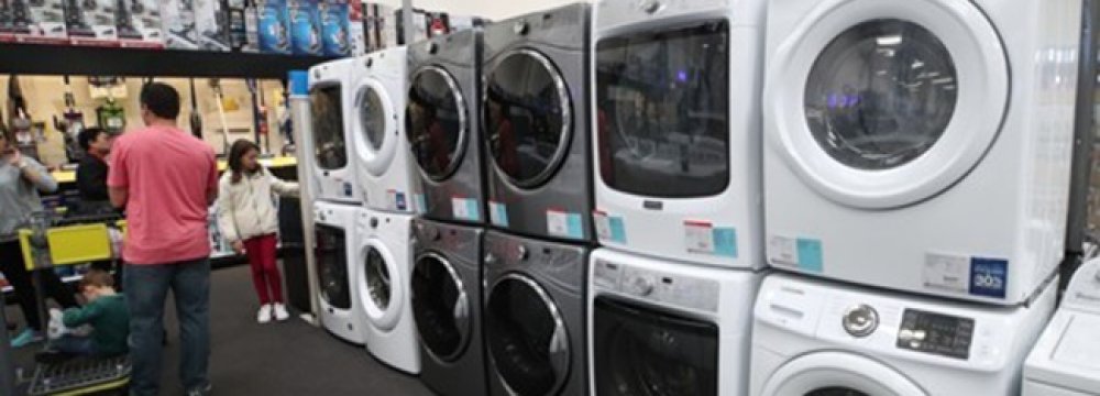 South Korea sells 2.5-3m washing machines annually  to the United States.