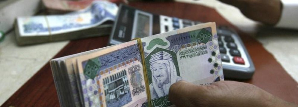 Saudi Arabia is suffering from sluggish economic growth.