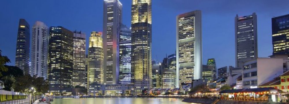 Singapore’s economy expanded 4.3% in the first quarter from a year earlier.