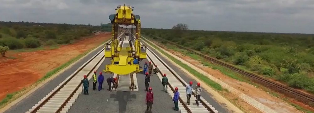 Construction work on the SGR continues.