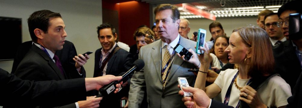 Paul Manafort, 68, served the Trump campaign from June to August of 2016 before resigning amid reports that he might have received millions in illegal payments from a pro-Russian political party in Ukraine.