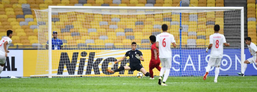 Iran found it hard to break down its opponent as Indonesia operated as a tight unit and was collectively adept at defending.