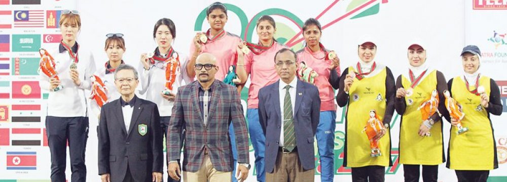 Asia Bronze for Iran Women Archery Team